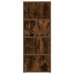 Casa si Gradina - Mobilier - Biblioteci si rafturi - Biblioteci - Biblioteca, stejar fumuriu, 40x24x102 cm, lemn prelucrat - Infinity.ro