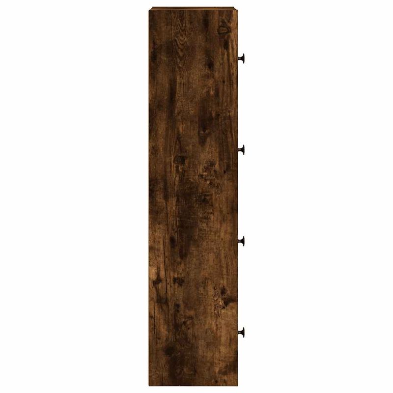 Casa si Gradina - Mobilier - Biblioteci si rafturi - Biblioteci - Biblioteca, stejar fumuriu, 40x24x102 cm, lemn prelucrat - Infinity.ro