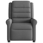 Casa si Gradina - Mobilier - Scaune si fotolii - Fotolii - Fotoliu rabatabil, gri inchis, material textil - Infinity.ro