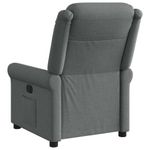 Casa si Gradina - Mobilier - Scaune si fotolii - Fotolii - Fotoliu rabatabil, gri inchis, material textil - Infinity.ro