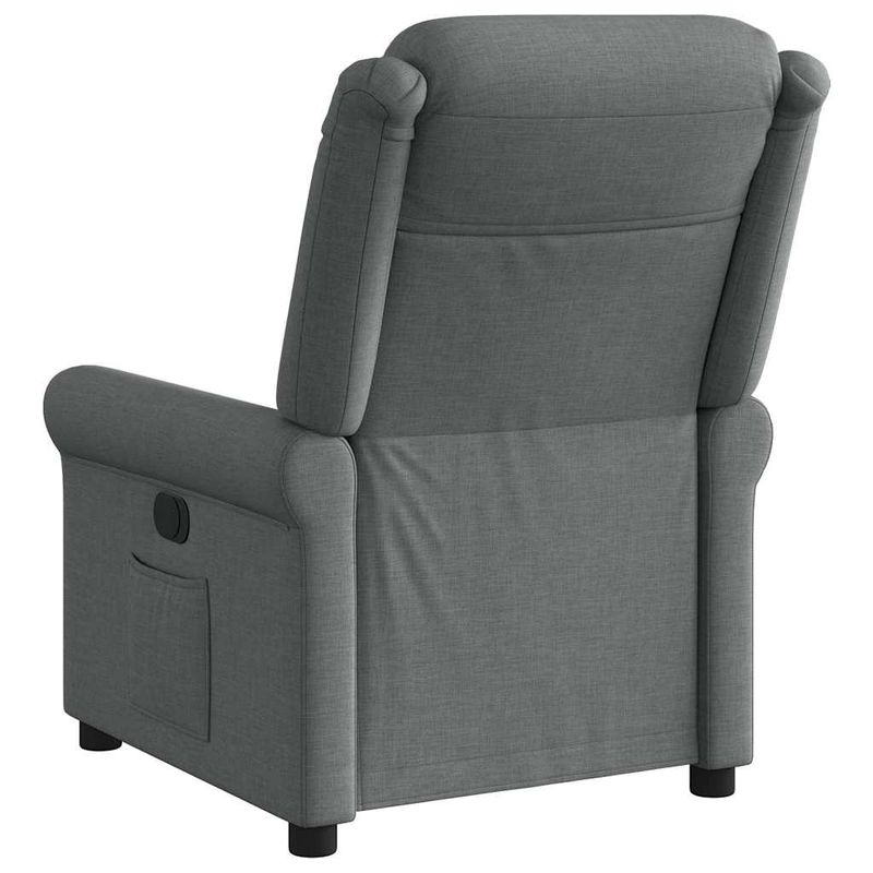 Casa si Gradina - Mobilier - Scaune si fotolii - Fotolii - Fotoliu rabatabil, gri inchis, material textil - Infinity.ro
