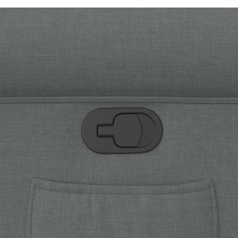 Casa si Gradina - Mobilier - Scaune si fotolii - Fotolii - Fotoliu rabatabil, gri inchis, material textil - Infinity.ro