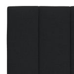 Casa si Gradina - Mobilier - Paturi si accesorii - Paturi - Cadru pat fara saltea tesatura neagra 90x200 cm - Infinity.ro