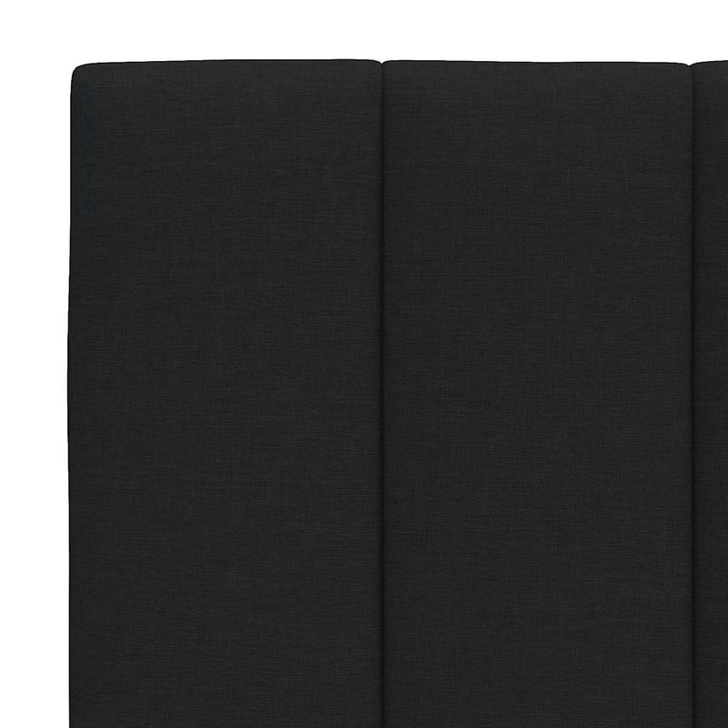 Casa si Gradina - Mobilier - Paturi si accesorii - Paturi - Cadru pat fara saltea tesatura neagra 90x200 cm - Infinity.ro