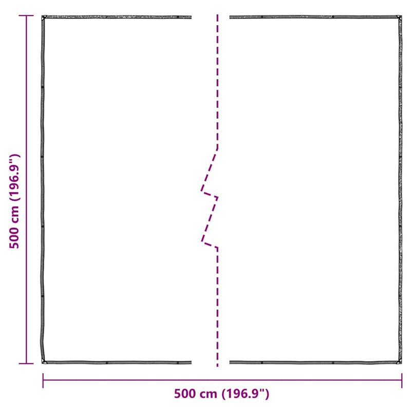 Casa si Gradina - Gradina si terasa - Umbrele si pavilioane - Pavilioane - Prelata transparenta cu ochiuri 5x5 m polietilena - Infinity.ro