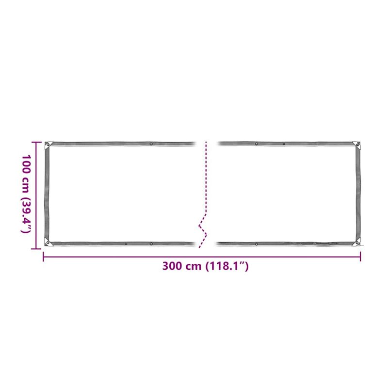 Casa si Gradina - Gradina si terasa - Umbrele si pavilioane - Pavilioane - Prelata transparenta cu ochiuri 1x3 m polietilena - Infinity.ro