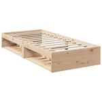 Casa si Gradina - Mobilier - Paturi si accesorii - Paturi - Pat de zi fara saltea 100x200 cm din lemn masiv de pin - Infinity.ro