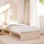 Casa si Gradina - Mobilier - Paturi si accesorii - Paturi - Pat de zi fara saltea 100x200 cm din lemn masiv de pin - Infinity.ro