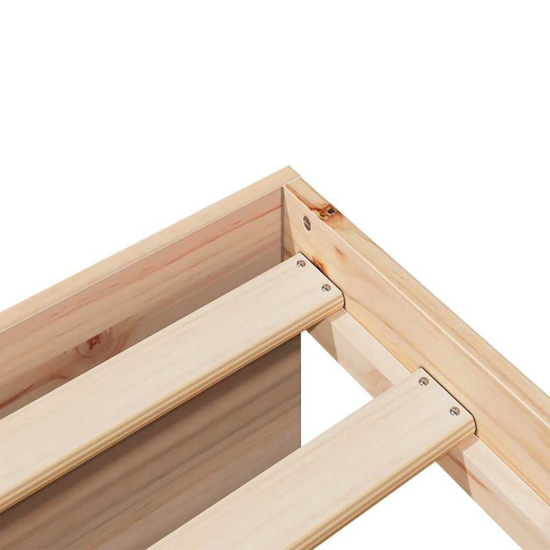 Casa si Gradina - Mobilier - Paturi si accesorii - Paturi - Pat de zi fara saltea 100x200 cm din lemn masiv de pin - Infinity.ro