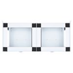 Electronice si Electrocasnice - Masini de spalat vase - Accesorii masini de spalat vase - Suport dublu pentru masina de spalat cu sertare, alb - Infinity.ro