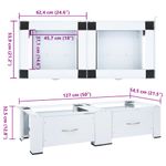 Electronice si Electrocasnice - Masini de spalat vase - Accesorii masini de spalat vase - Suport dublu pentru masina de spalat cu sertare, alb - Infinity.ro