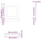 Electronice si Electrocasnice - Masini de spalat vase - Accesorii masini de spalat vase - Panou pentru masina spalat vase alb lucios lemn de prelucrare - Infinity.ro