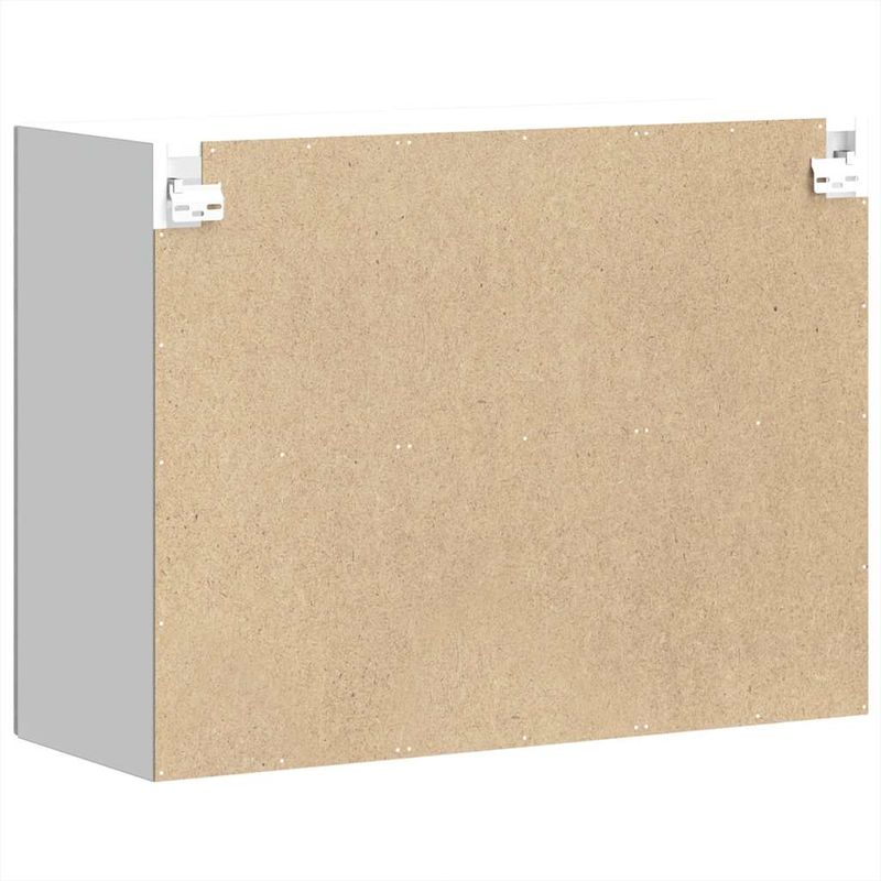 Casa si Gradina - Mobilier - Comode si corpuri - Corpuri bucatarie - Dulap bucatarie cu usa sticla Kalmar lemn prelucrat gri Sonoma - Infinity.ro