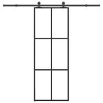 Casa si Gradina - Constructii - Usi interior, exterior si garaj - Usi interior - Usa glisanta cu set feronerie, 76x205 cm, sticla ESG/aluminiu - Infinity.ro