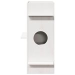 Petshop - Accesorii petshop - Jucarii animale - Ansambluri de joaca - Casa pentru pisici alba 43x43x90 cm din lemn masiv de pin - Infinity.ro
