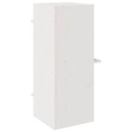 Petshop - Accesorii petshop - Jucarii animale - Ansambluri de joaca - Casa pentru pisici alba 43x43x90 cm din lemn masiv de pin - Infinity.ro