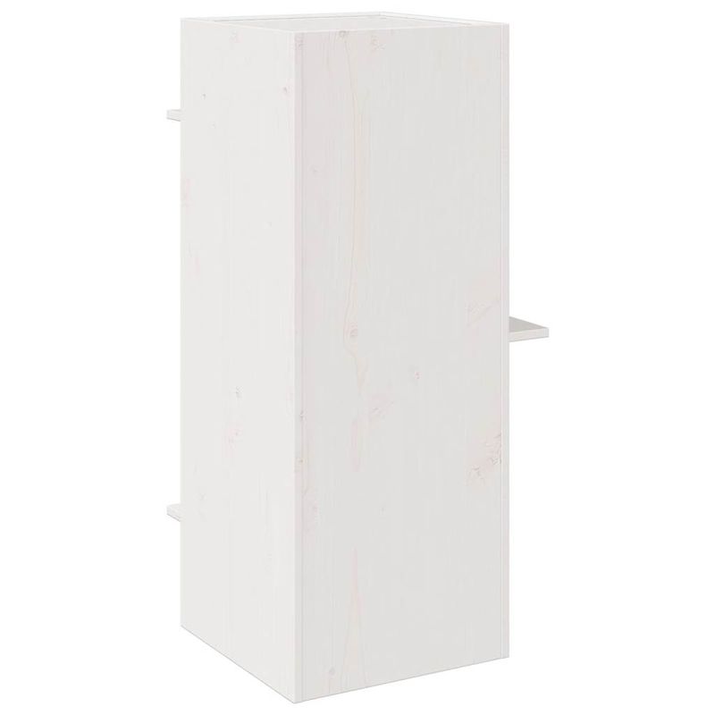 Petshop - Accesorii petshop - Jucarii animale - Ansambluri de joaca - Casa pentru pisici alba 43x43x90 cm din lemn masiv de pin - Infinity.ro