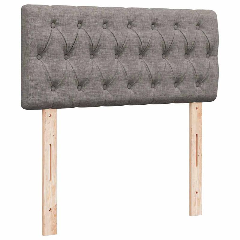 Casa si Gradina - Mobilier - Paturi si accesorii - Paturi - Cadru de pat otoman cu saltea Taupe 80x200cm Material - Infinity.ro