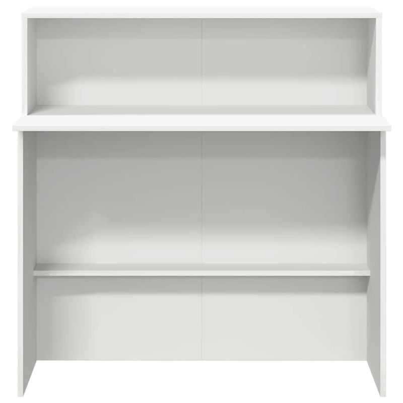 Casa si Gradina - Mobilier - Mese si birouri - Birouri - Birou de receptie alb 100x50x103,5 cm din lemn prelucrat - Infinity.ro