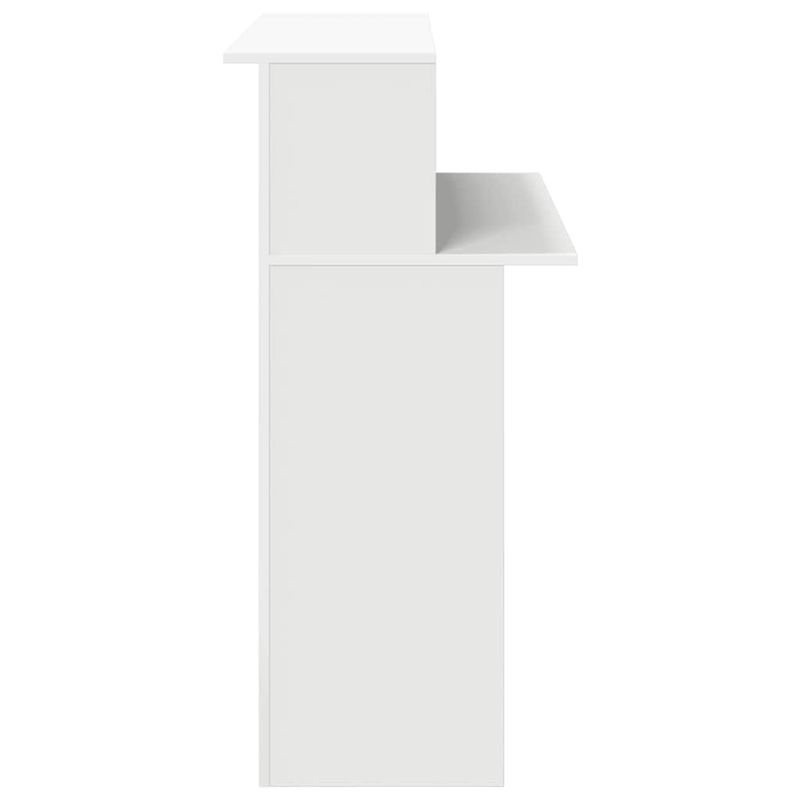 Casa si Gradina - Mobilier - Mese si birouri - Birouri - Birou de receptie alb 100x50x103,5 cm din lemn prelucrat - Infinity.ro