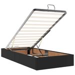 Casa si Gradina - Mobilier - Paturi si accesorii - Paturi - Cadru de pat otoman saltele Negru 160x200cm piele artificiala - Infinity.ro