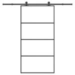 Casa si Gradina - Constructii - Usi interior, exterior si garaj - Usi interior - Usa glisanta cu set feronerie 102,5x205 cm sticla ESG/aluminiu - Infinity.ro