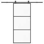 Casa si Gradina - Constructii - Usi interior, exterior si garaj - Usi interior - Usa glisanta cu set feronerie, 90x205 cm, sticla ESG/aluminiu - Infinity.ro