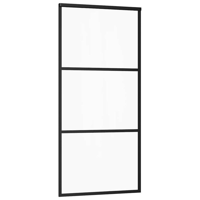 Casa si Gradina - Constructii - Usi interior, exterior si garaj - Usi interior - Usa glisanta cu set feronerie, 90x205 cm, sticla ESG/aluminiu - Infinity.ro