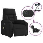 Ingrijire personala si Cosmetice - Sanatate si wellness - Articole wellness - Fotolii de masaj - Fotoliu de masaj rabatabil electric, negru, microfibra - Infinity.ro