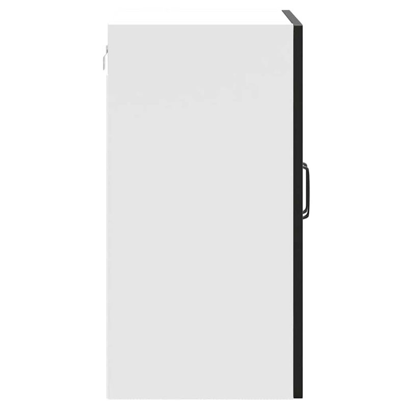 Casa si Gradina - Mobilier - Comode si corpuri - Corpuri bucatarie - Dulap de bucatarie „Lucca” lemn prelucrat negru, model 1x dulap de perete (2 uși), mărime 60x31x60 cm - Infinity.ro