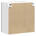 Casa si Gradina - Mobilier - Comode si corpuri - Corpuri bucatarie - Dulap de bucatarie „Lucca” lemn prelucrat negru, model 1x dulap de perete (2 uși), mărime 60x31x60 cm - Infinity.ro