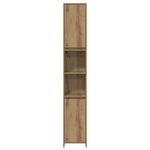 Casa si Gradina - Mobilier - Seturi de mobilier - Seturi baie - Set mobilier de baie, 4 piese, stejar artizanal, lemn prelucrat - Infinity.ro