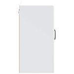 Casa si Gradina - Mobilier - Comode si corpuri - Corpuri bucatarie - Dulap de bucatarie cu usa sticla „Lucca” lemn prelucrat alb, mărime 80x31x60 cm - Infinity.ro