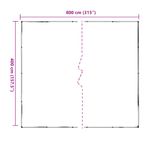Casa si Gradina - Gradina si terasa - Umbrele si pavilioane - Pavilioane - Prelata transparenta cu ochiuri 4x8 m polietilena - Infinity.ro