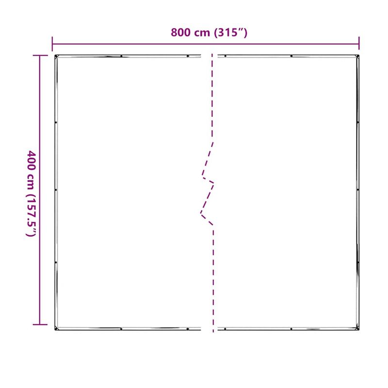 Casa si Gradina - Gradina si terasa - Umbrele si pavilioane - Pavilioane - Prelata transparenta cu ochiuri 4x8 m polietilena - Infinity.ro