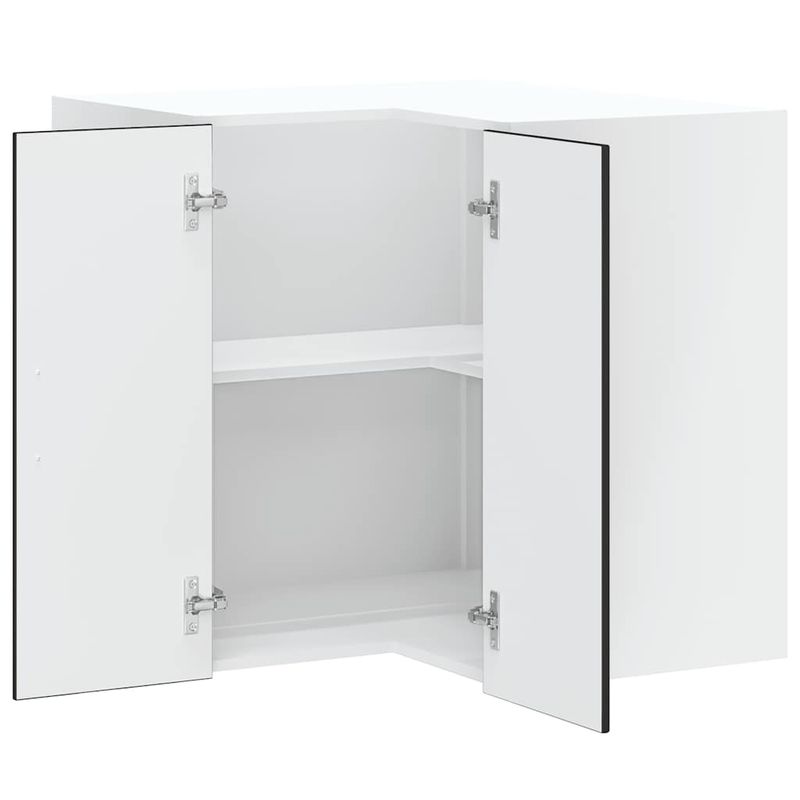 Casa si Gradina - Mobilier - Comode si corpuri - Corpuri bucatarie - Dulap de colt de bucatarie „Lucca” din lemn negru prelucrat - Infinity.ro