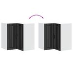 Casa si Gradina - Mobilier - Comode si corpuri - Corpuri bucatarie - Dulap de colt de bucatarie „Lucca” din lemn negru prelucrat - Infinity.ro