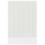 Electronice si Electrocasnice - Masini de spalat vase - Accesorii masini de spalat vase - Panou pentru masina de spalat vase „Lucca” lemn prelucrat alb, mărime 45x1.5x67 cm - Infinity.ro