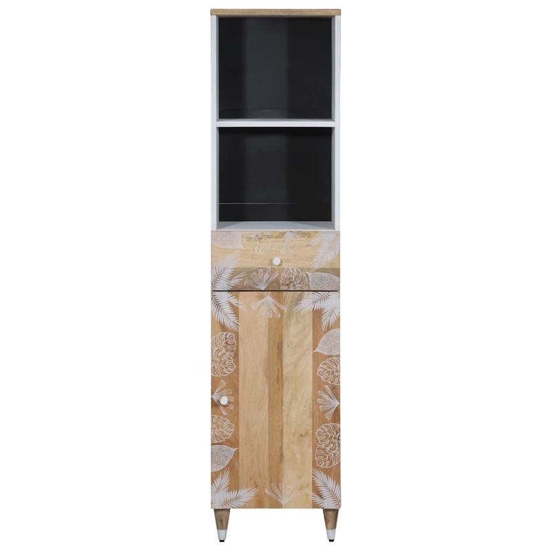 Casa si Gradina - Mobilier - Mobilier baie - Comode baie - Dulap de baie, 38x33,5x160 cm, lemn masiv de mango - Infinity.ro