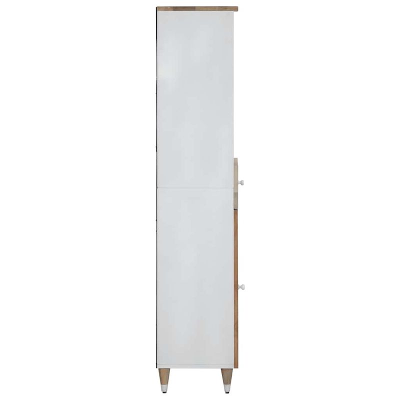 Casa si Gradina - Mobilier - Mobilier baie - Comode baie - Dulap de baie, 38x33,5x160 cm, lemn masiv de mango - Infinity.ro