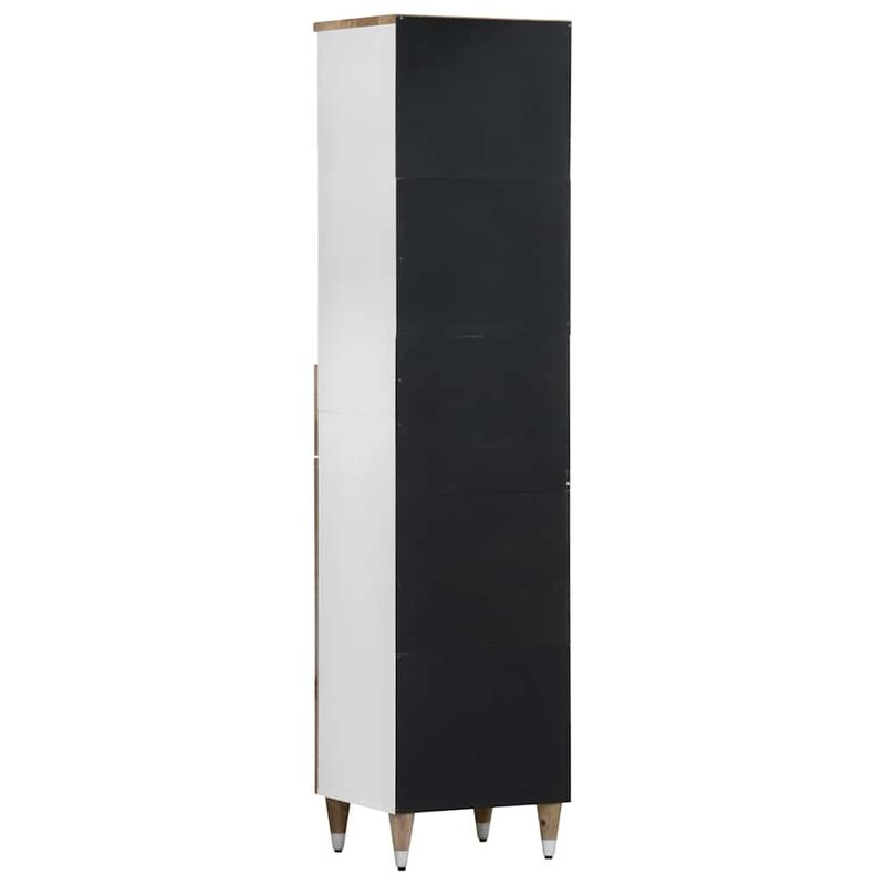 Casa si Gradina - Mobilier - Mobilier baie - Comode baie - Dulap de baie, 38x33,5x160 cm, lemn masiv de mango - Infinity.ro