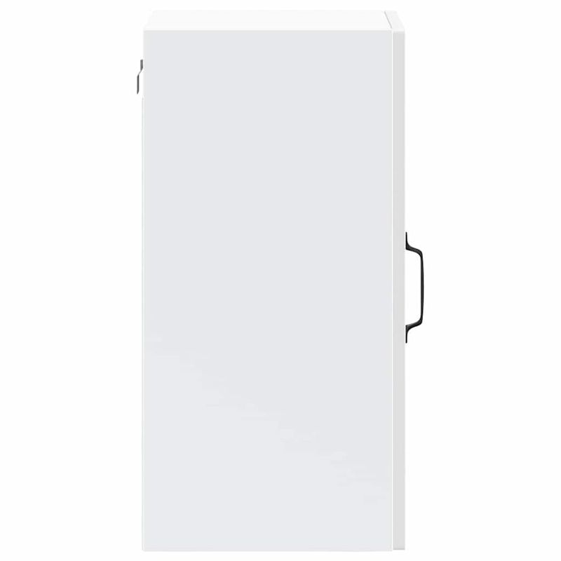 Casa si Gradina - Mobilier - Comode si corpuri - Corpuri bucatarie - Dulap de bucatarie cu usa din sticla „Lucca” alb lucios - Infinity.ro