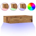 Casa si Gradina - Mobilier - Comode si corpuri - Noptiere - Noptiera Lemn Vechi 60x35 cm Lemn prelucrat - Infinity.ro
