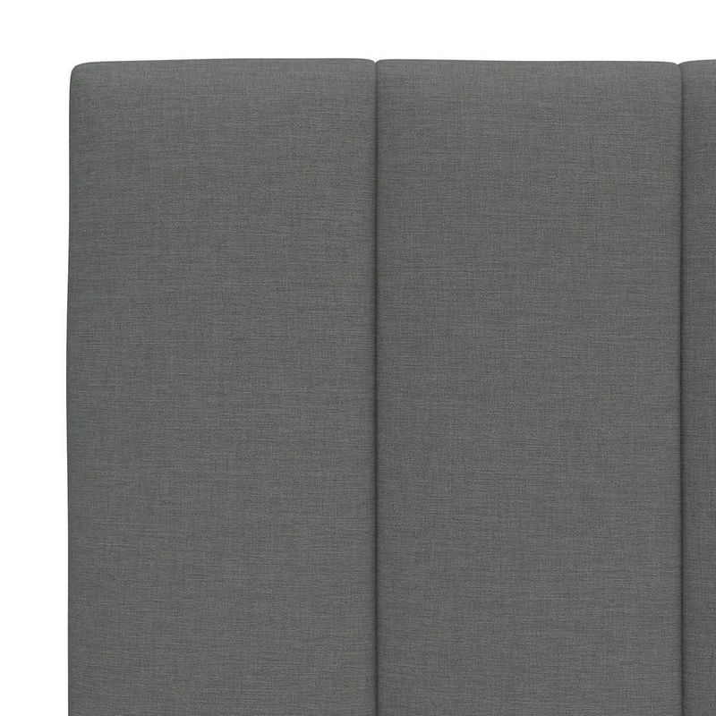 Casa si Gradina - Mobilier - Paturi si accesorii - Paturi - Cadru de pat fara saltea, gri inchis, 80x200 cm, textil - Infinity.ro