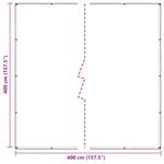 Casa si Gradina - Gradina si terasa - Umbrele si pavilioane - Pavilioane - Prelata transparenta cu ochiuri 4x4 m PVC - Infinity.ro
