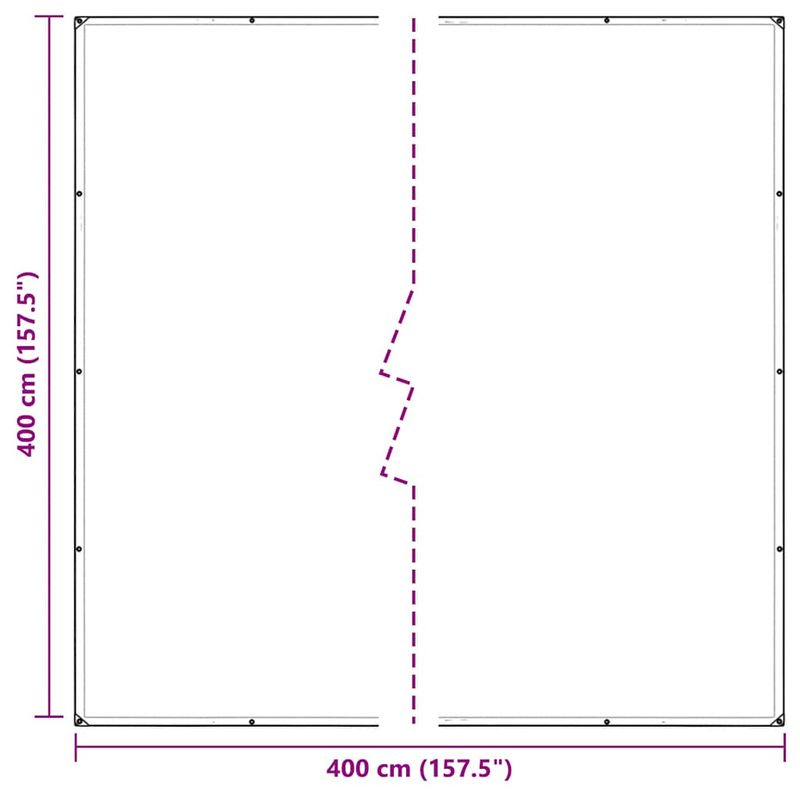 Casa si Gradina - Gradina si terasa - Umbrele si pavilioane - Pavilioane - Prelata transparenta cu ochiuri 4x4 m PVC - Infinity.ro