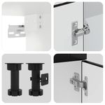 Casa si Gradina - Mobilier - Comode si corpuri - Corpuri bucatarie - Set dulap de bucatarie 11 piese „Porto” lemn negru prelucrat - Infinity.ro