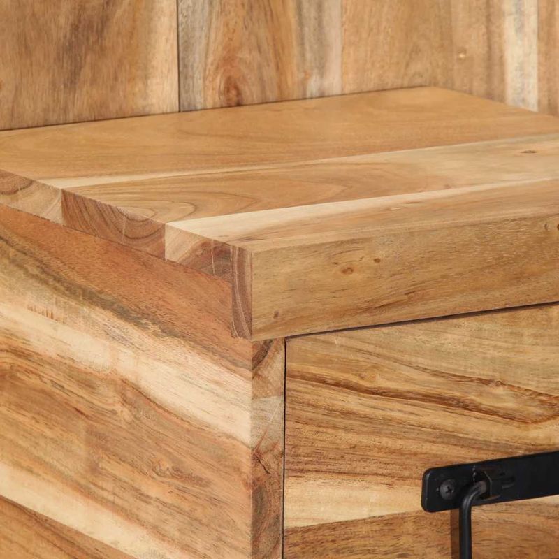 Casa si Gradina - Mobilier - Comode si corpuri - Noptiere - Noptiera, 60x32x80 cm, lemn masiv de acacia - Infinity.ro