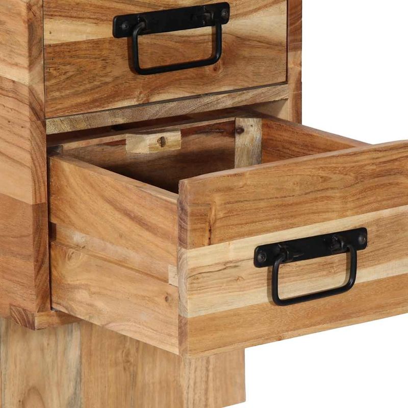 Casa si Gradina - Mobilier - Comode si corpuri - Noptiere - Noptiera, 60x32x80 cm, lemn masiv de acacia - Infinity.ro