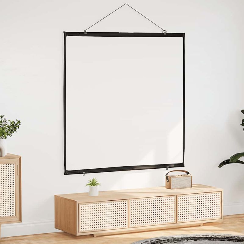 TV, Audio-Video si Foto - Videoproiectoare si accesorii - Ecrane proiectie - Ecran de proiectie suspendat pe perete 67 inch 1:1 - Infinity.ro